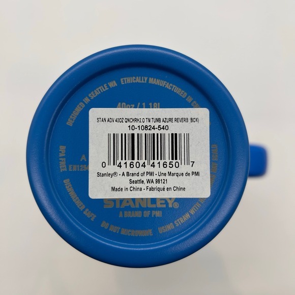 New Stanley‎ Quencher H2.0 Flowstate Tumbler 40oz Blue Azure Reverb Travel Steel - Picture 6 of 12